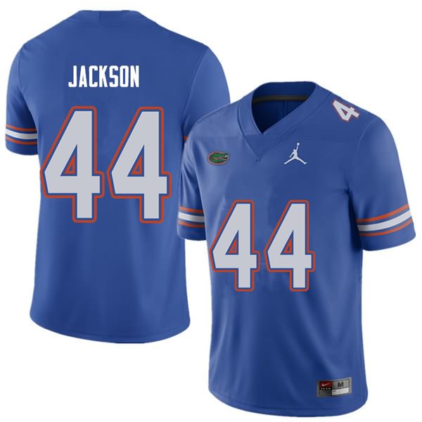 NCAA Florida Gators Rayshad Jackson Men's #44 Jordan Brand Royal Stitched Authentic College Football Jersey RCH8364HL